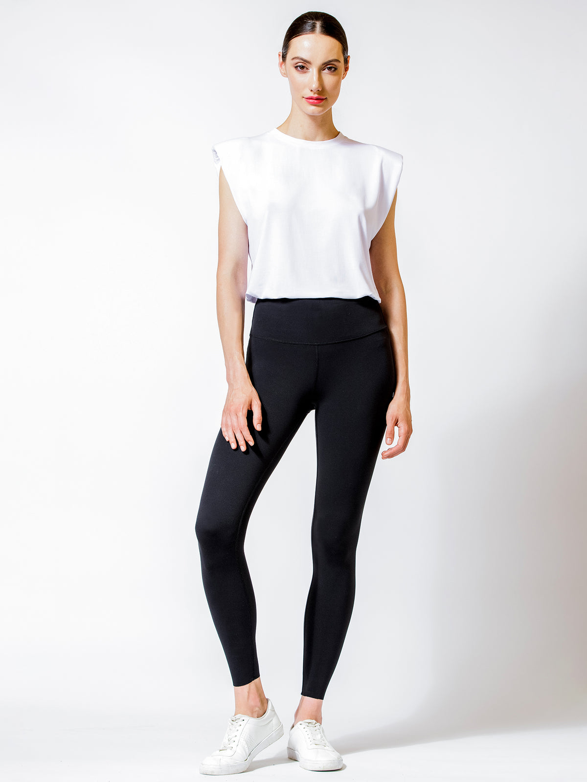 PADDED POWER TANK, WHITE