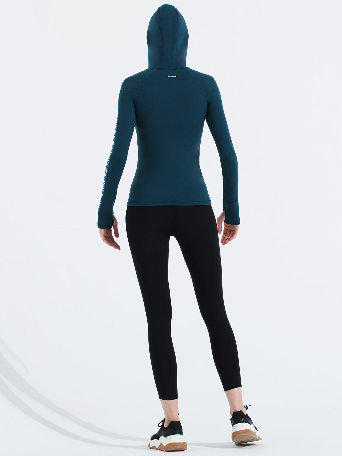 HOODED LOGO TOP, LAKE
