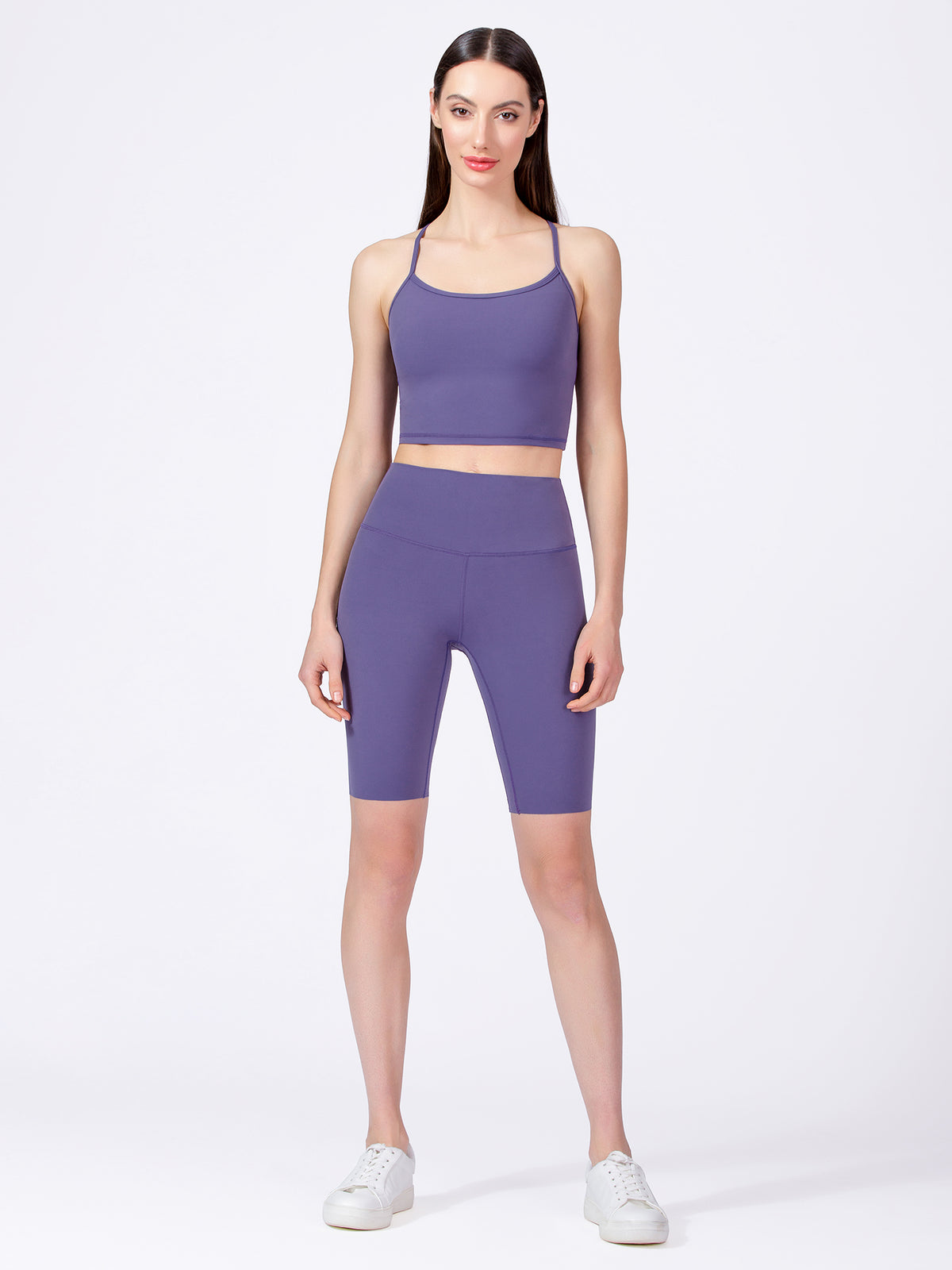 NUDE SHAPE BIKER SHORTS, DUSK