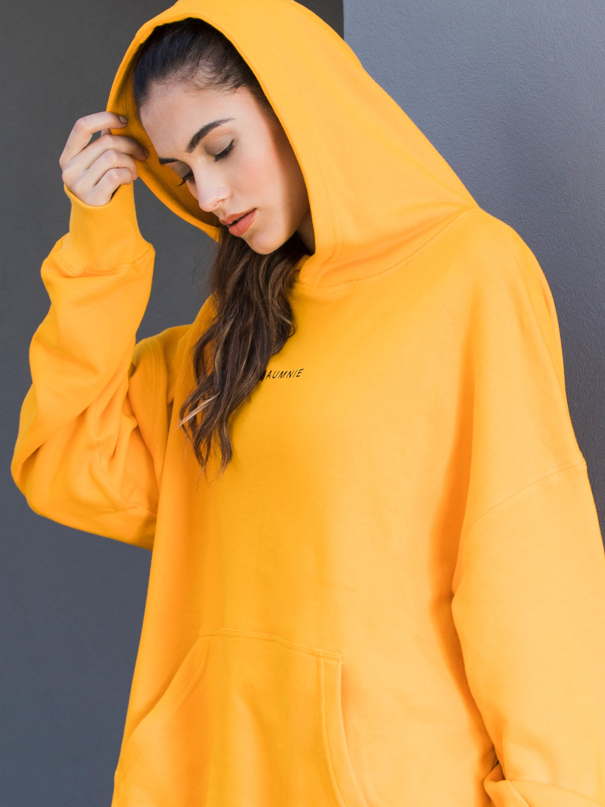 AMBER LOGO HOODIE