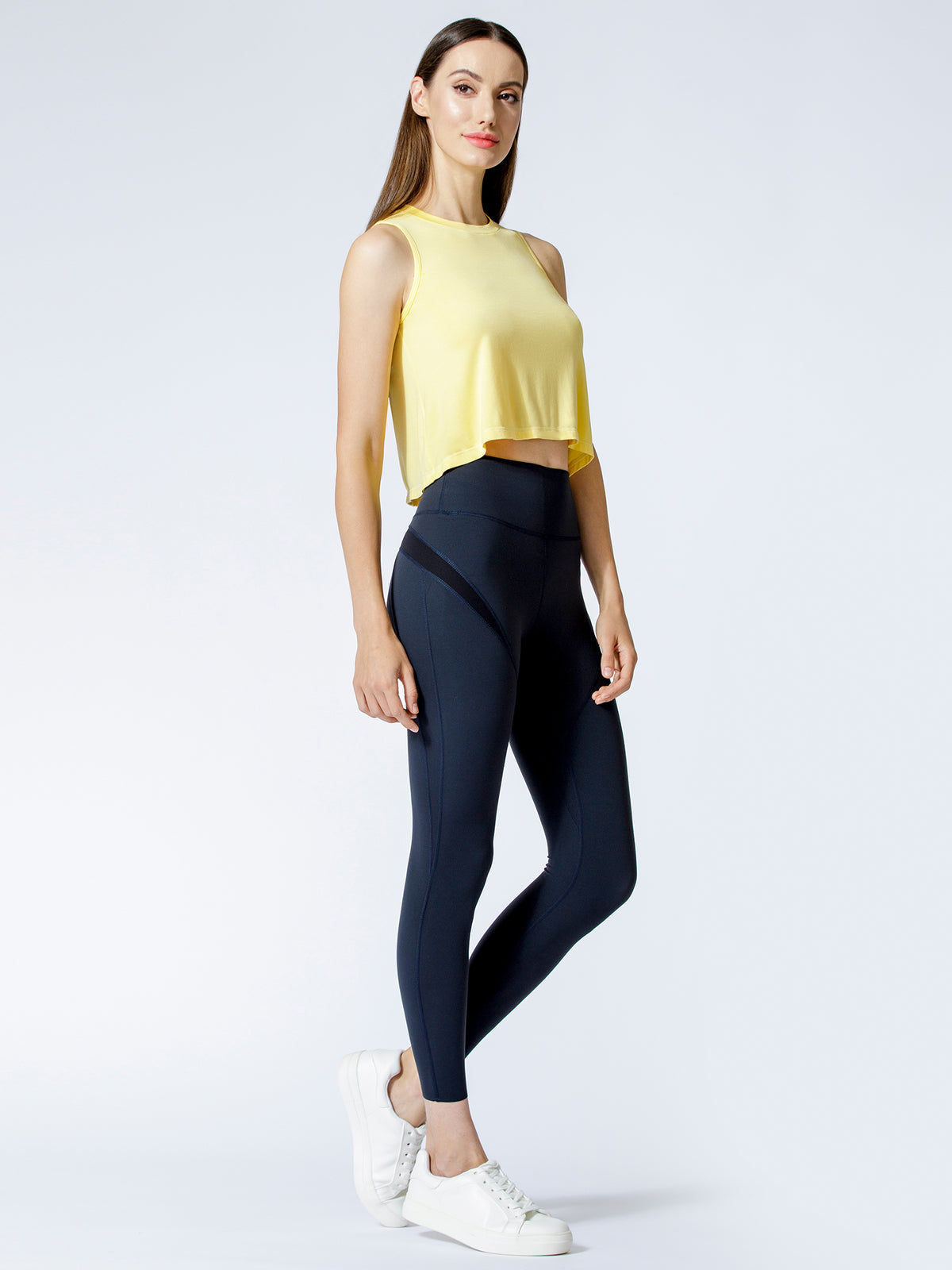 LOOSE CROPPED MUSCLE TANK, JASMINE