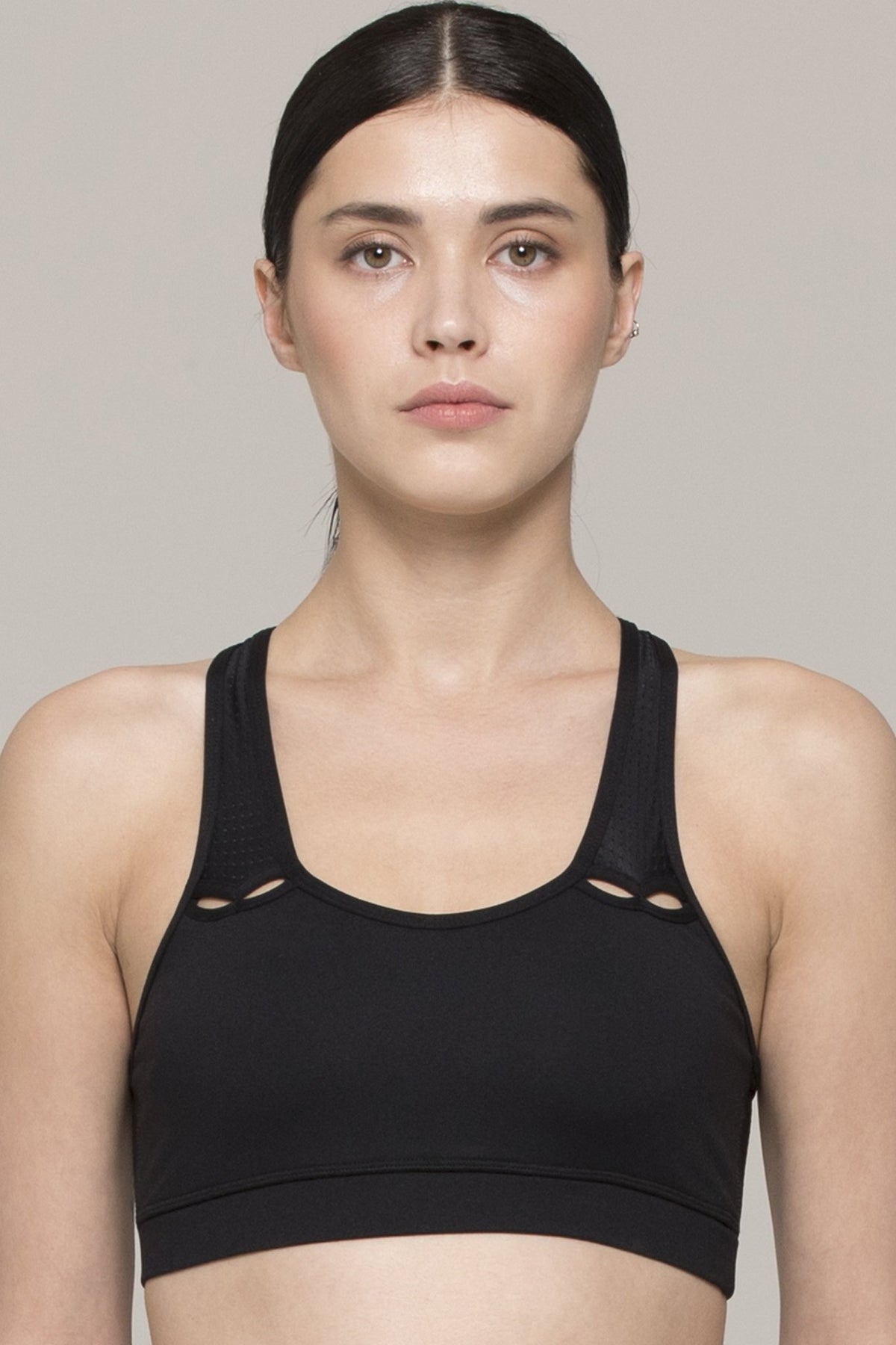 RESONANCE BRA 2.0, BLACK/PERFORATED BLACK MESH