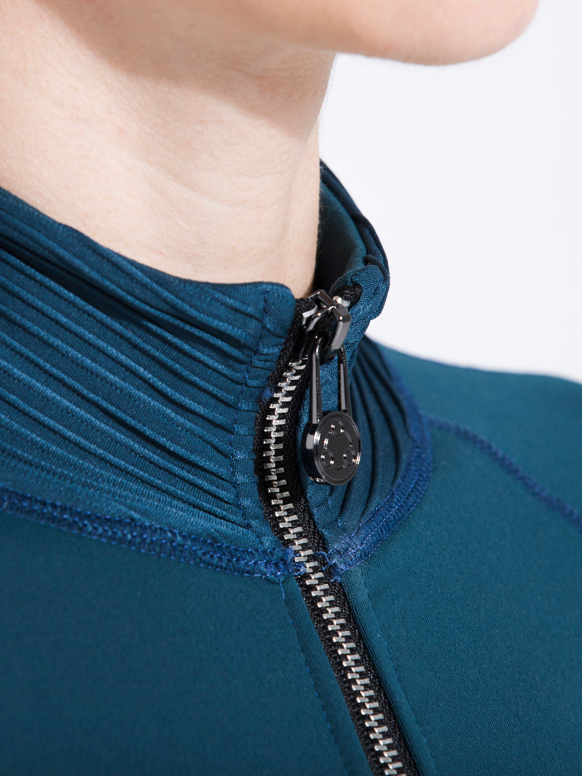 HALF ZIP LOGO TOP, LAKE