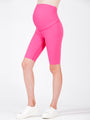 OVER THE BUMP MATERNITY SHAPE BIKER SHORTS