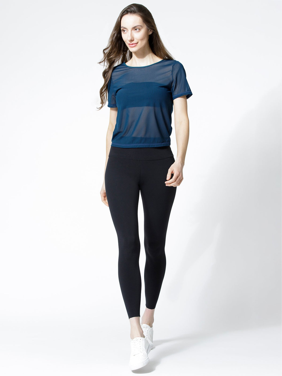 MESH TWIST TEE, LAKE MESH