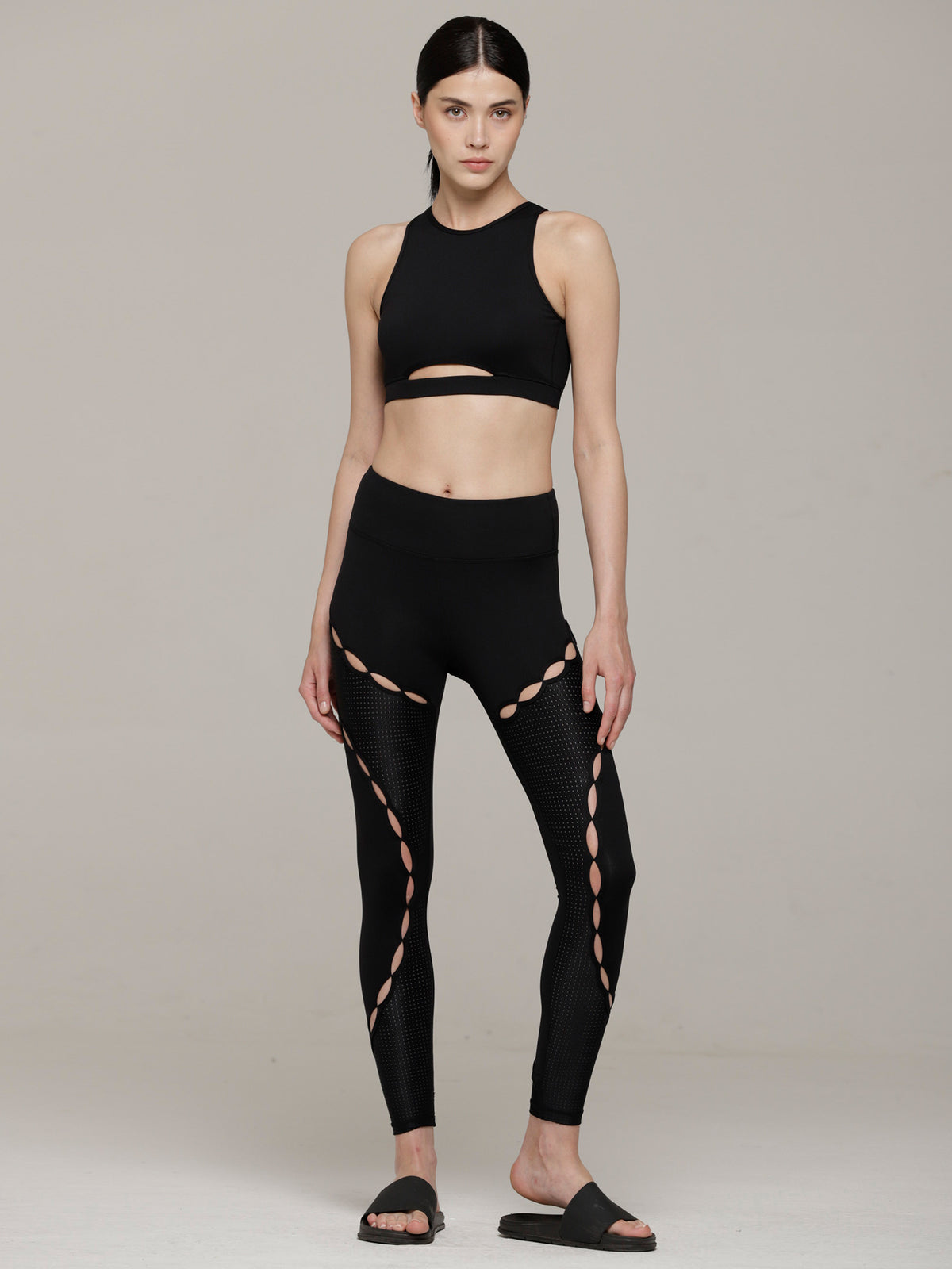 RESONANCE PANTS, BLACK/PERFORATED BLACK