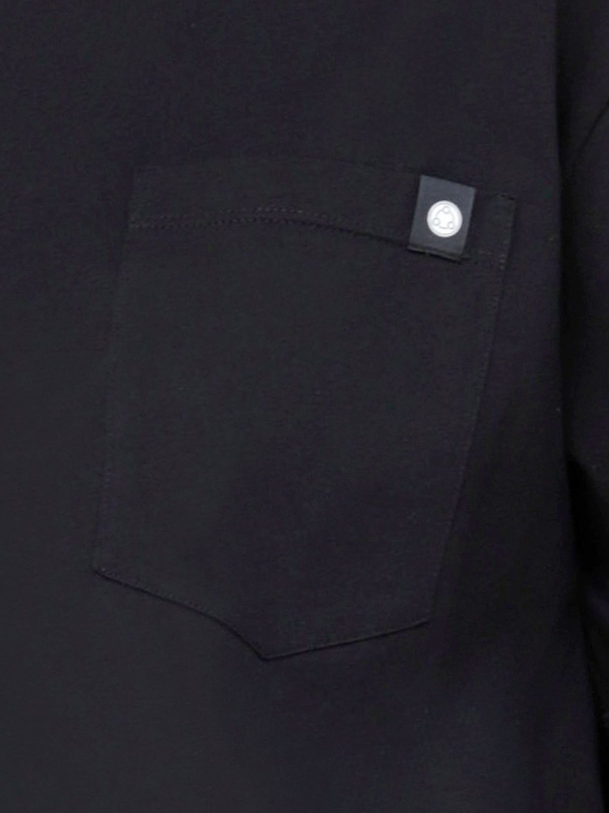 CROPPED POCKET TEE, BLACK