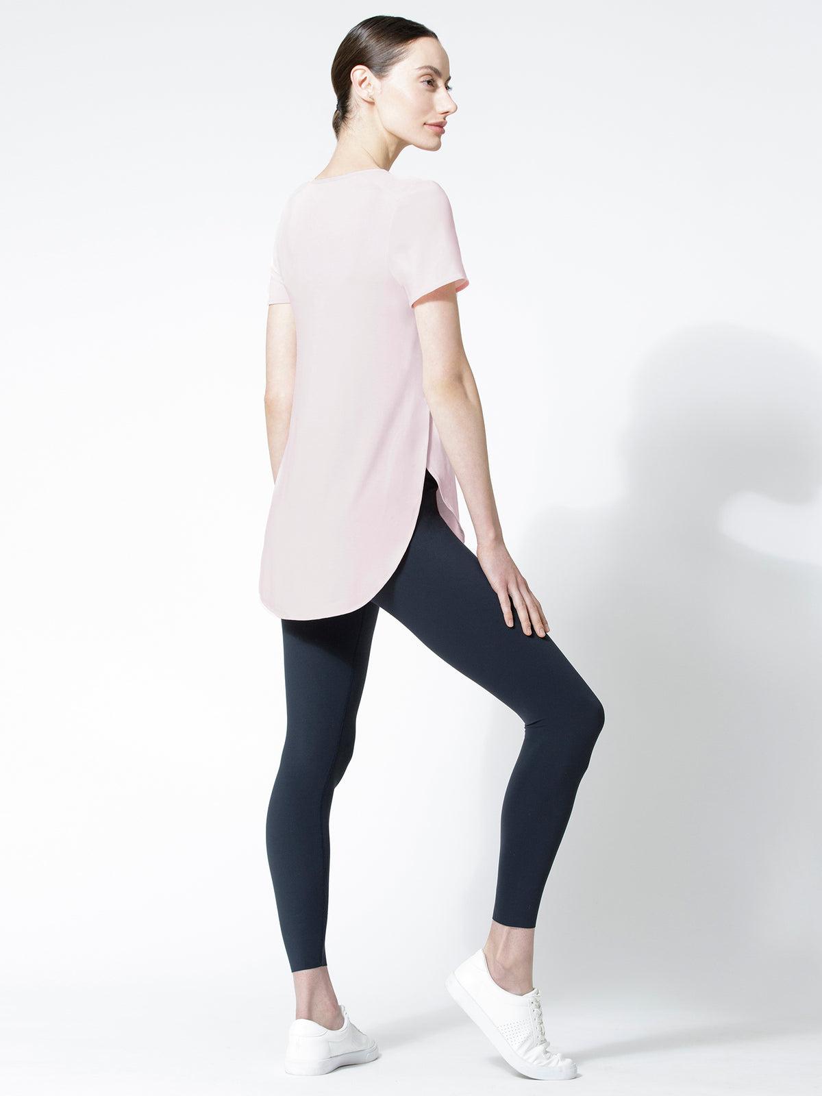 HI LO SPLIT SIDE TEE