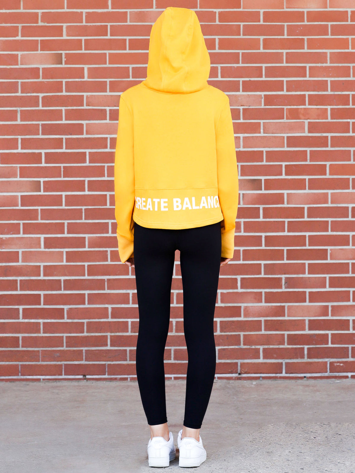 HI LO LOGO HOODIE, YELLOW