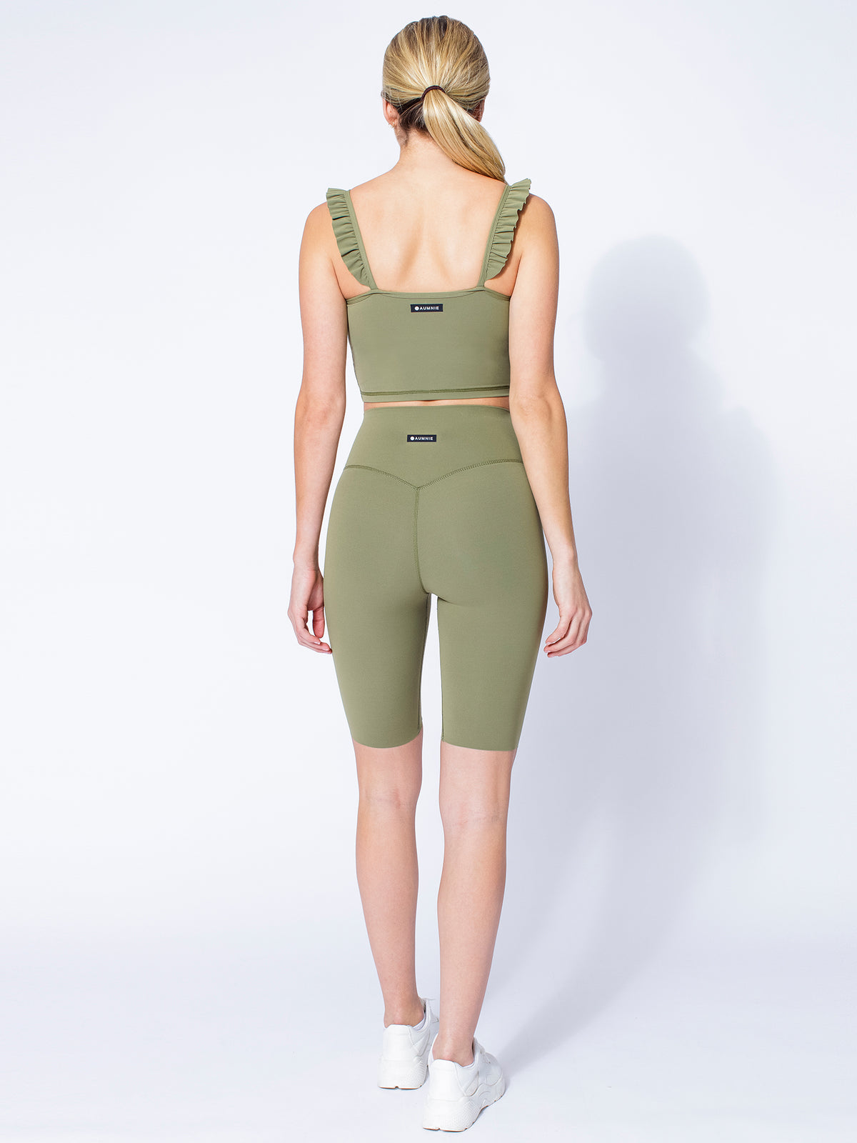 NUDE SHAPE BIKER SHORTS, SAGE