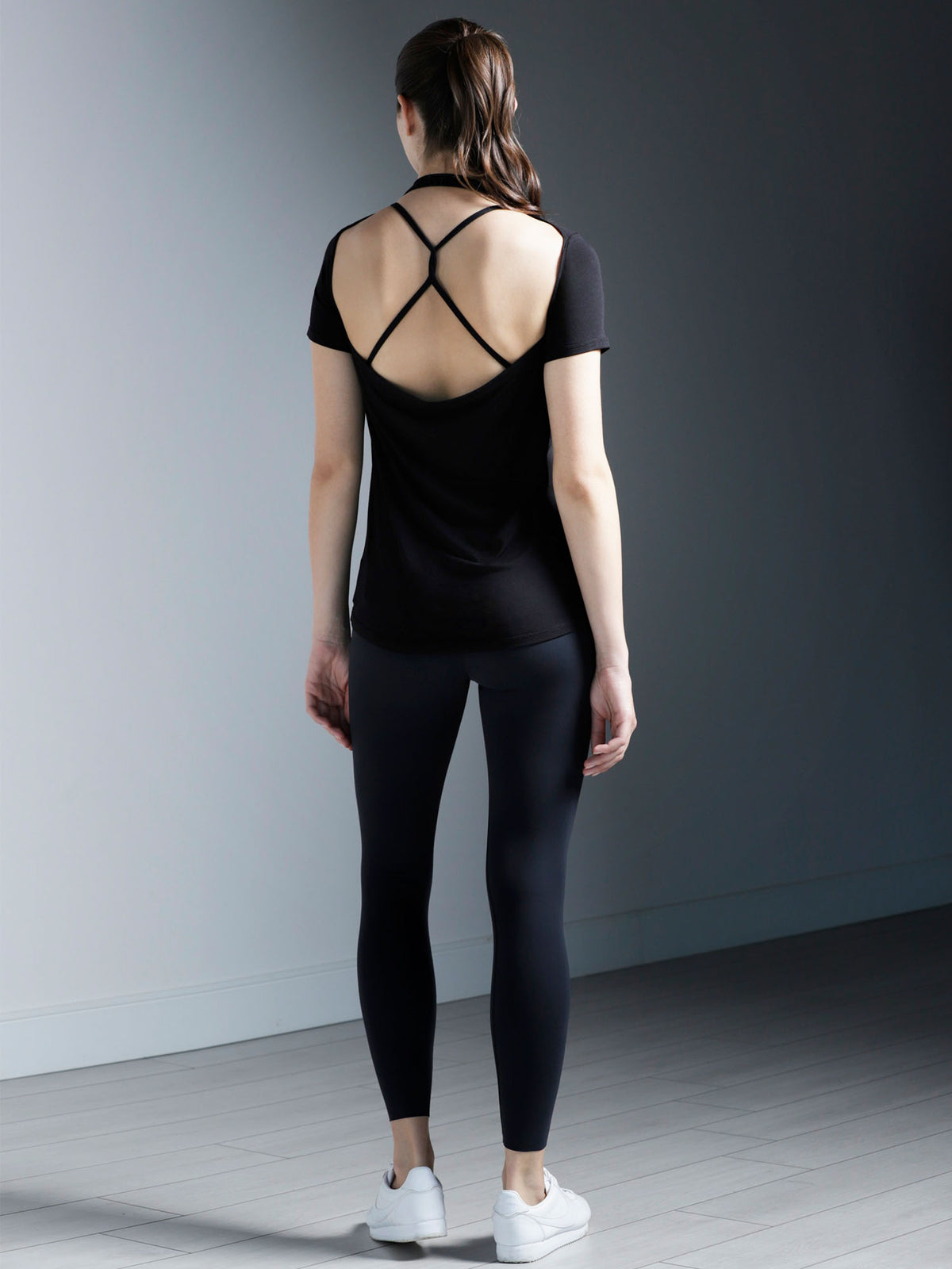 DRAPED BACK TEE
