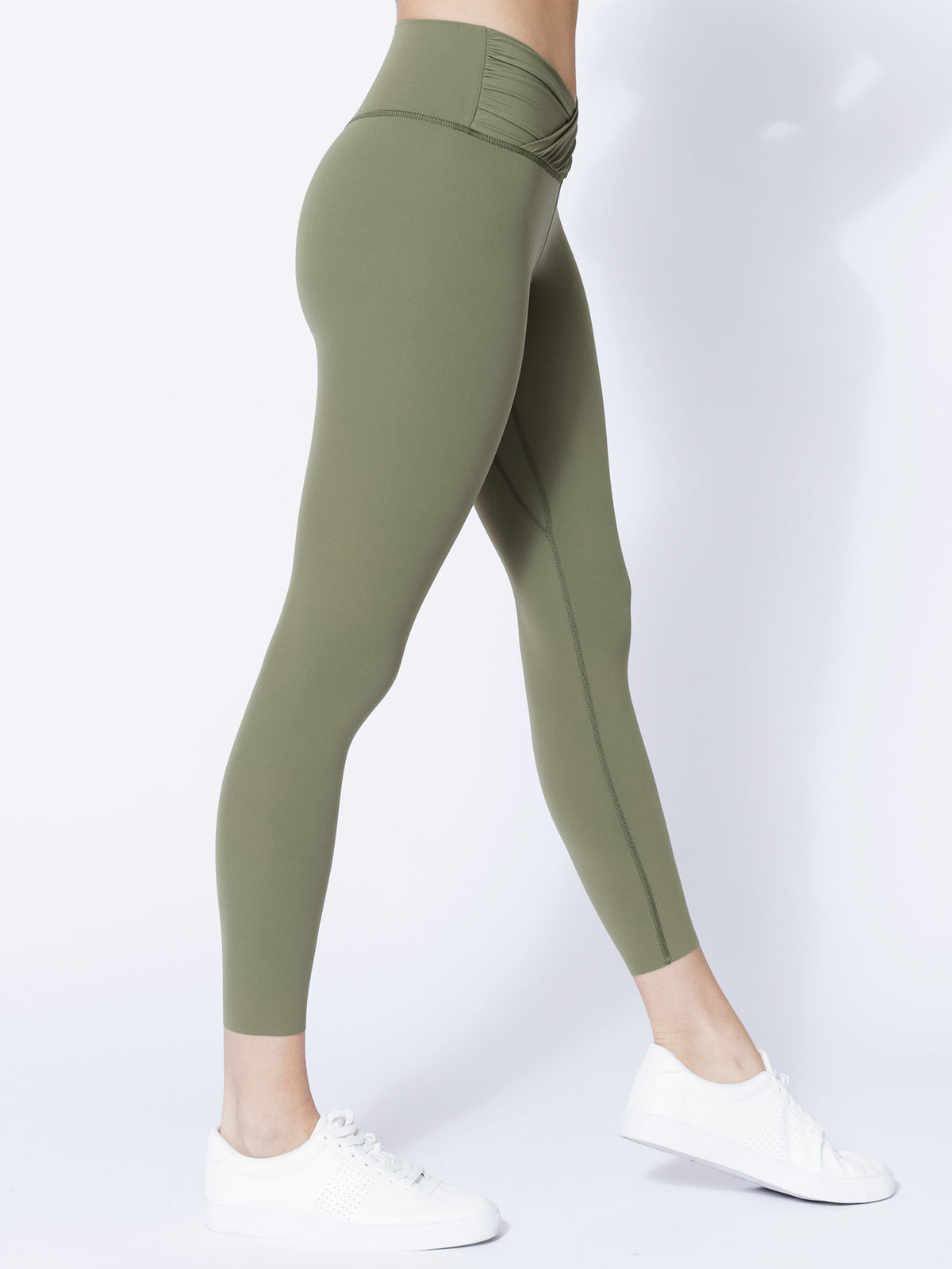 NUDE WRAP ANKLE CROPS