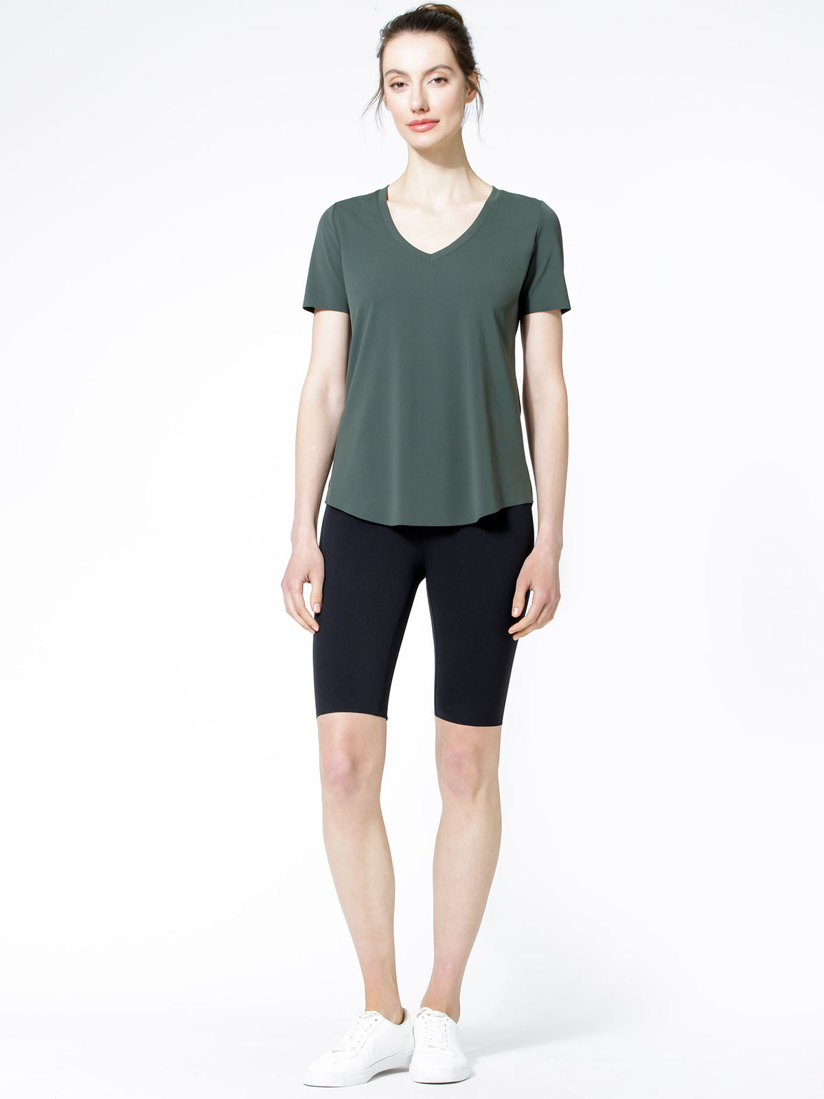 RELAXED NUDE TEE, DEEP FOREST