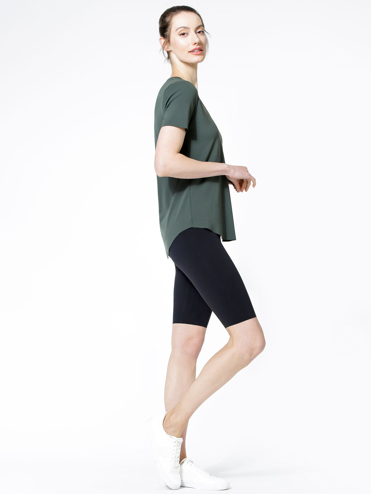 RELAXED NUDE TEE, DEEP FOREST
